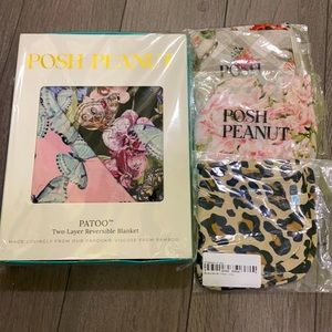 Posh peanut Patoo and 3 loveys bundle